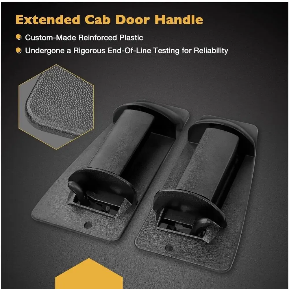 Extended Cab Door‎ Handle Rear Left Driver and Right Passgenger Side , Black
